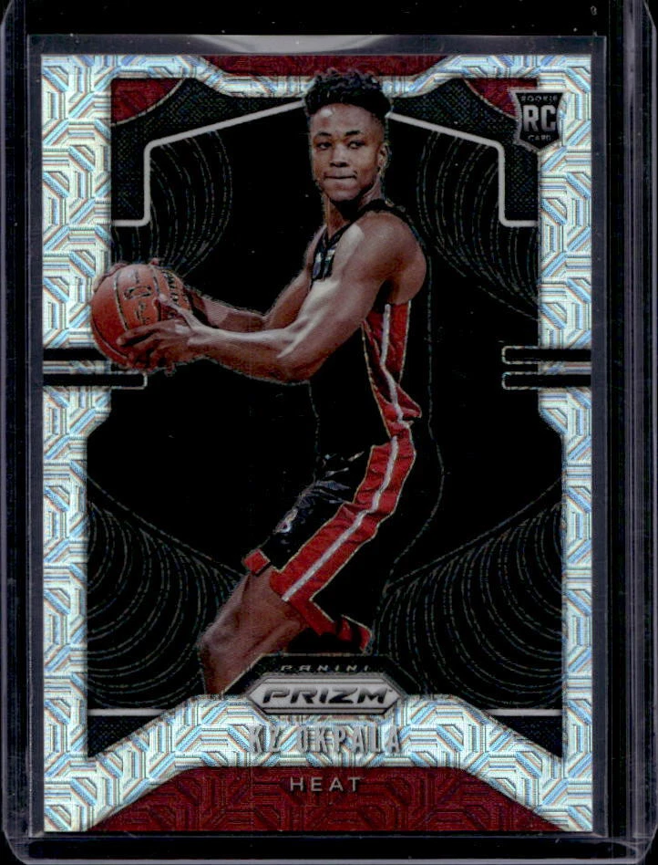2019-20 Panini Prizm KZ Okpala Mojo Prizm Rookie Card RC #23/25 Miami Heat