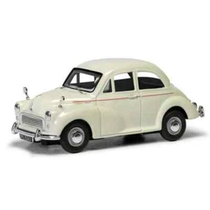 MORRIS MINOR 1000 CONVERTIBLE CAR - SNOWBERRY WHITE  - CORGI VANGUARDS 1:43 - Picture 1 of 3