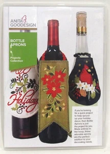 Anita Goodesign Bottle Aprons Projects Collection Embroidery CD PROJ73 - Picture 1 of 2