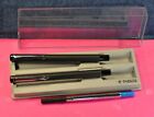 "Parker"  Vector  Fountain&RollerBall Pens  Sets. Matte Black&CT 1996's
