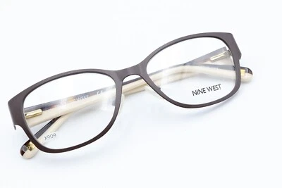 NINE WEST NW1061 210 marrón mate/beige 51-17-135 marcos bisagras flexibles X909 Foto 1 de 4