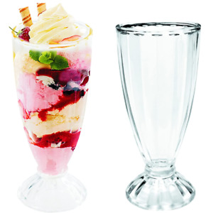 360 ml Milkshake Glasses Stunning Design Stylish Great for Desserts at Home !