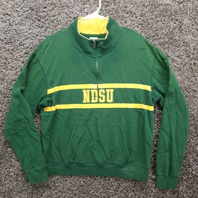 ROSA Victoria Secret NDSU Bisonte Suéter Mujer Mediano Verde Sudadera Foto 1 de 4