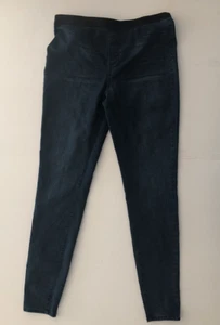 Jag Womens Jeggings Style Pants Size 31. Dark Blue Slim Leg Skinny Elastic Waist - Picture 1 of 10