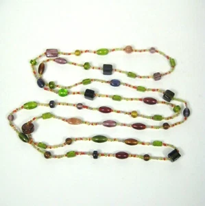 Lariat Glasperlen lange Halskette Statement 60 Zoll Art Deco Flapper Stil - Bild 1 von 8
