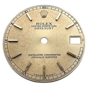 Genuine Rolex Oyster Perpetual Datejust 31mm Dial Champagne & Steel 68273 68278 - Picture 1 of 4
