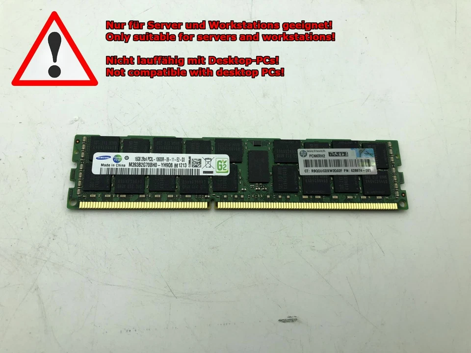 Samsung 16 GB RDIMM ECC Reg DDR3-1333 RAM IBM x240 Compute Node Server RAM - Immagine 1 di 1