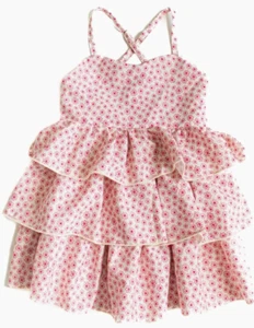 Bailey’s Blossoms Baby Girl Pink Floral Ruffle Dress Size 12-18 Month NEW - Picture 1 of 1