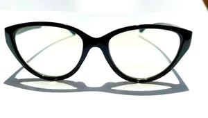 BLUE LIGHT Blocking Readers Computer Gaming Glasses Black Shiny Cateye STELLA - Picture 1 of 11