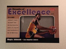 2007-08 FLEER DECADES OF EXCELLENCE MAGIC JOHNSON #2