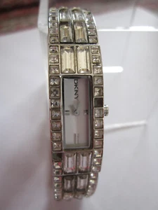 DKNY 3715 Ladies SS Watch with Crystal Accents Needs battery - Picture 1 of 10
