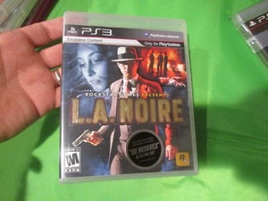 L.A. NOIRE PS3 PLAYSTATION 3 SONY NEW FACTORY SEALED BLACK LABEL US EDITION - Picture 1 of 5