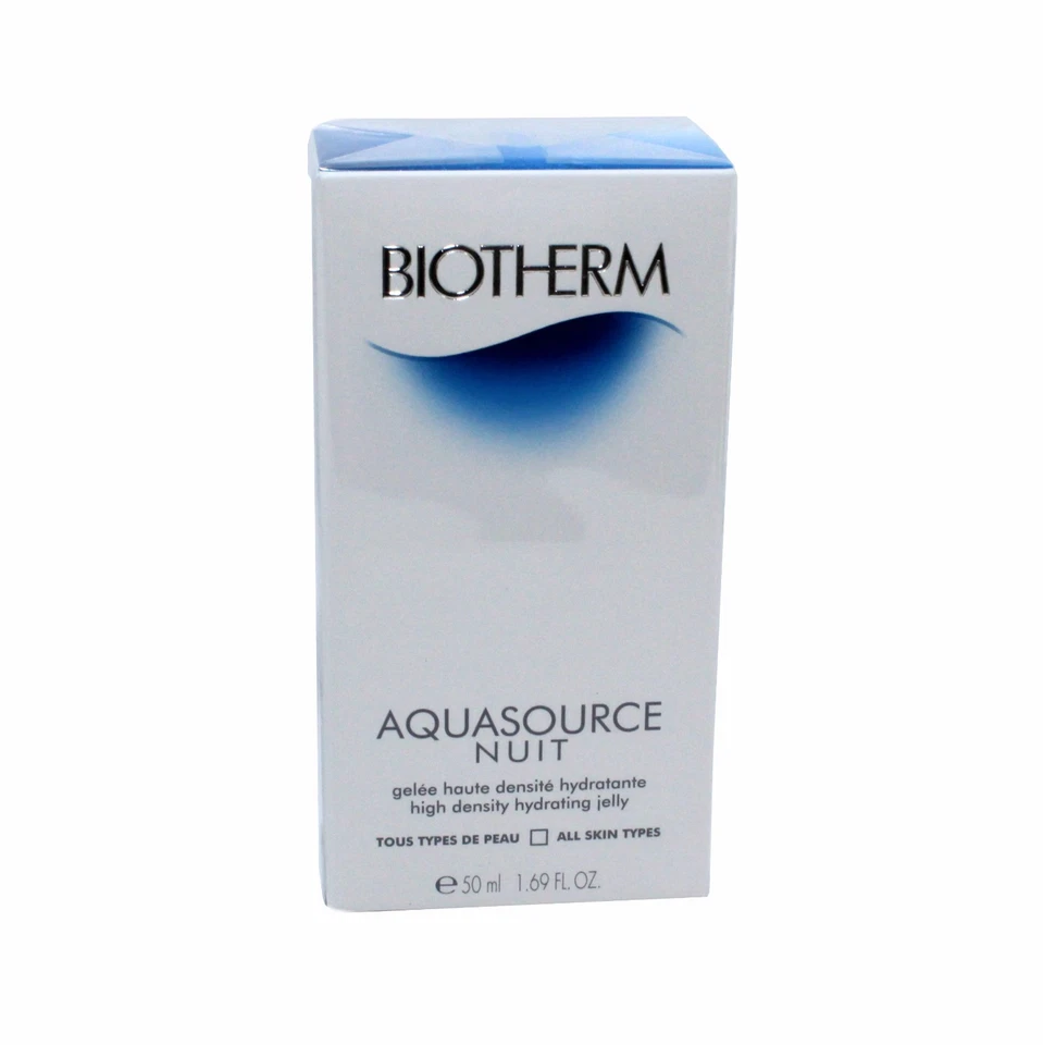 BIOTHERM AQUASOURCE NUIT GELATINA HIDRATANTE TODO TIPO DE PIEL 50 ML/1,69 OZ. NUEVO Foto 1 de 1