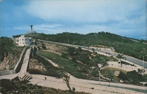 Dominikanische Republik Puerto Plata Christus Statue auf Isabel Torres Berg Postkarte - Bild 1 von 2