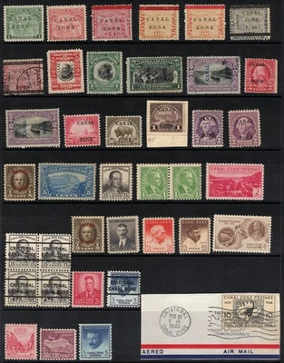 CANAL ZONE Balance Lot #17 Mostly Mint 5 / / 155 ** NO RESERVE ** - Image 1 of 2