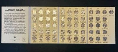 National Park Comm. Quarters - 2010-2021 - Complete Set 56 coins - Image 1 of 4