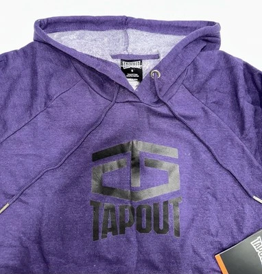 Tapout 女式紫色套衫连帽衫运动衫大号全新 42 美元 MSRP — 第 1/4 张图片
