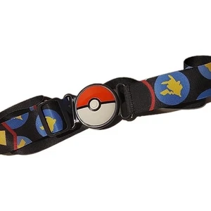Pokemon Pokeball Childs Belt Adjustable To Approx 36in - Picture 1 of 4