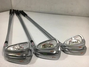 PING Anser Iron Set 6pcs 5-9,W Steel Shaft AWT Flex R Black Dot - Picture 1 of 4