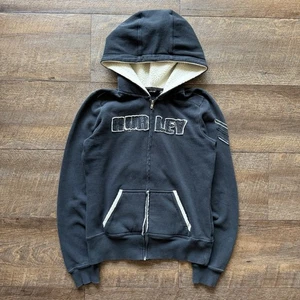 Vintage Y2K Damen M schwarz Hurley 2007 Herbst Kollektion Strand Skaten Surf Hoodie - Bild 1 von 7