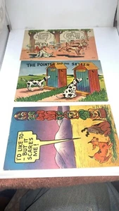 3 Vintage Postcards of Dogs Dalmations, Totum Pole of Dogs Unused never mailed - Picture 1 of 7