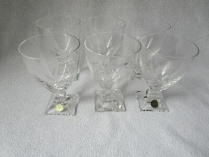 Peill KARAT 6 alte Weingläser Weißweinglas Wein-Glas Kristall gemarkt 11cm hoch - Picture 1 of 6