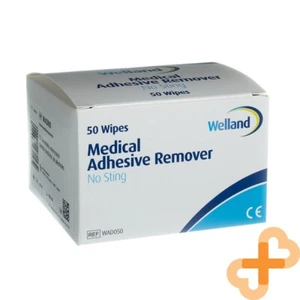 WELLAND WAD050 Toallitas de limpieza removedoras de adhesivos médicos 50 piezas. Sin picaduras - Imagen 1 de 24