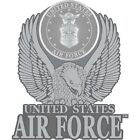 AMÉRICAIN Air Force, USAF - Original Artwork, Savamment Conçu Broche