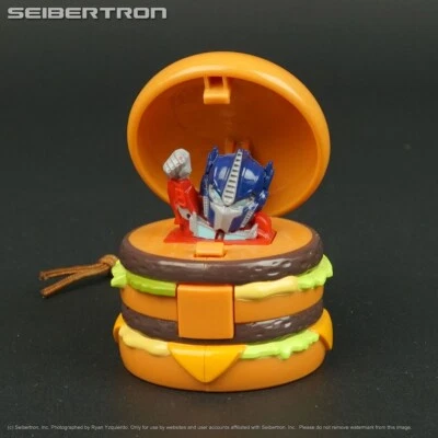 OPTIMUS PRIME Transformers McDonalds Happy Meal Japan Tomy Phone Charm Burger — 第 1/4 张图片