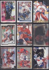 9X JOCELYN THIBAULT 1993-94 TO 1997-98 MIX BRAND NORDIQUES CANADIENS NHL HOCKEY