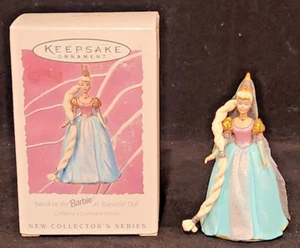 1997 Hallmark Keepsake Ornament BARBIE als ""Rapunzel"" -- Neu im Karton - Bild 1 von 2