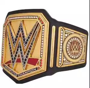 NEW UNDISPUTED CHAMPIONSHIP UNIVERSAL REPLICA BELT 6MM DIECAST ZINC ALLOY ADULT - Picture 1 of 13
