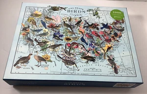 NEW Galision U.S.A. State Birds Land Of The Free 1000 Pc. Jigsaw Puzzle-Poster. - Picture 1 of 12