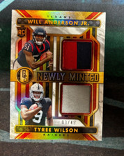 2023 Panini Gold Standard Football Will Anderson Jr/Tyree Wilson RC Patch /49