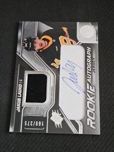 2022-23 UPPER DECK UD SPX JAKUB LAUKO JL #ed 169/375 ROOKIE AUTO JERSEY