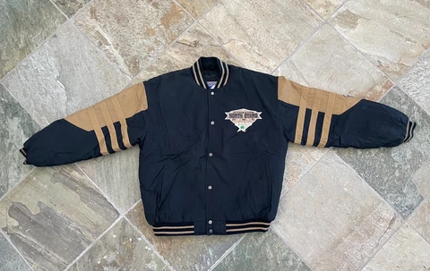Vintage Minnesota North Stars Logo 7 Parka Hockey Jacket, Size Large Cover