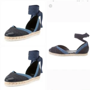 Pierre Hardy denim espadrille flats size 36 US 6 - Picture 1 of 10