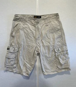 Lee Men’s Beige Vintage Cargo Shorts Waist Size 33 🩳 - Picture 1 of 4