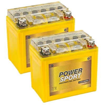 2 Pack -YTX5L-BS 12V 5AH Gel Battery for Honda CB500F 19 Foto 1 de 4