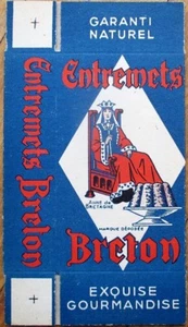 Entrements Breton 1930 French Food Advertising Box w/'Anne de Bretagne' - Picture 1 of 1