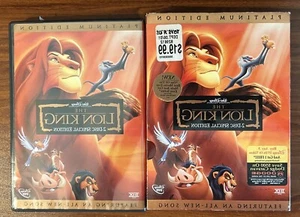 Walt Disney The Lion King 2 Disc Special Platinum Edition DVD USED Free Shipping - Picture 1 of 3