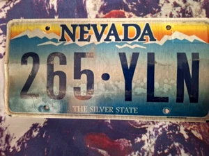 US License Plate - as seen - worn cond - multiple uses - see listing - 265 YLN - Picture 1 of 8