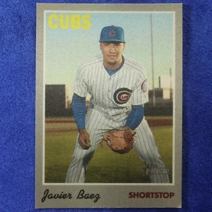 2019 Topps Heritage #30: Javier Baez [Clothe] (INS-57) - Picture 1 of 1
