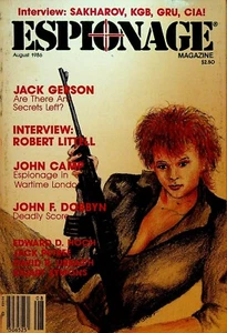 Espionage Magazine August 1986 Robert Littell Edward D Hoch John Camp - Picture 1 of 2
