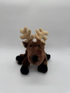 Ganz Webkinz Plush Reindeer Brown Moose Caribou Stuffed Animal Toy HM137 NO CODE - Picture 1 of 9