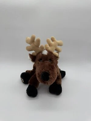 Ganz Webkinz Plush Reindeer Brown Moose Caribou Stuffed Animal Toy HM137 NO CODE - Image 1 of 4
