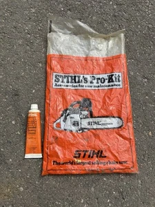 Vintage Stihl DealerShip Store Shopping Bag Tote And Greese - Picture 1 of 1