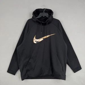 Nike Hoodie Herren 3XL schwarz Dri-Fit Camouflage Swoosh Pullover Sweatshirt sportlich - Bild 1 von 10
