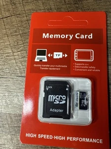 Nueva Tarjeta MicroSD de 2 TB con Adaptador - Tarjeta de Memoria TF de Alta Velocidad - Paquete Sellado - Imagen 1 de 3