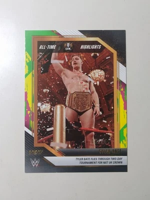 2022 NXT 2.0 All Time Highlights Tyer Bate Tie Dye Serial #5/25 No.9 - Image 1 of 2